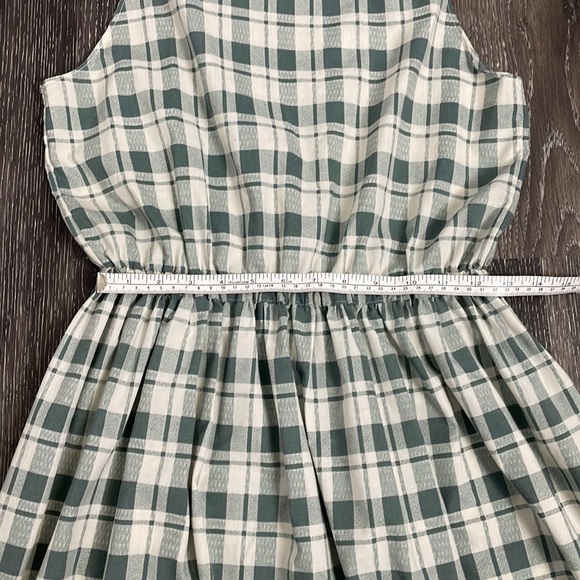 Plaid Bib Style Dress - Picture 2 of 12
